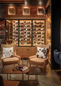 profile cowboy restaurant lobby area