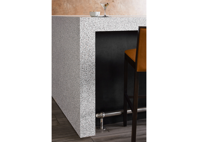 Formica Everform Solid Surface Dalmata Terrazzo Matrix Restaurant
