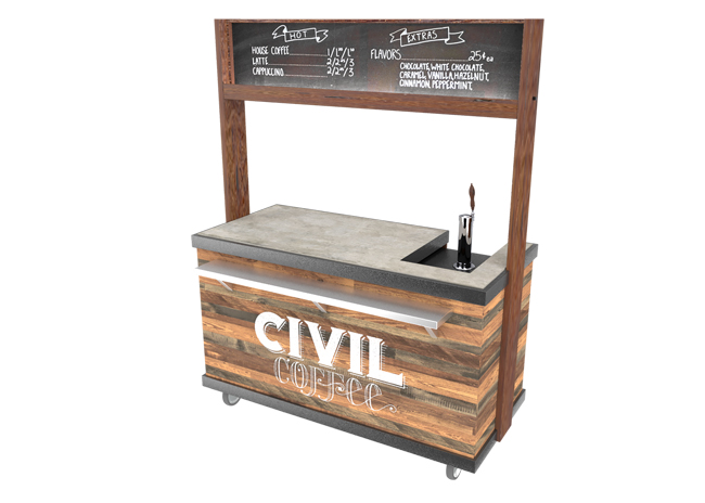 astra Coffee Cart 1 Front