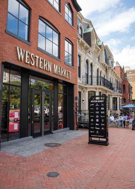 Western Market opted for 16 permanent stalls and three pop-ups. The vendors are a mix of established brands and starts-ups. Image courtesy of Western Market