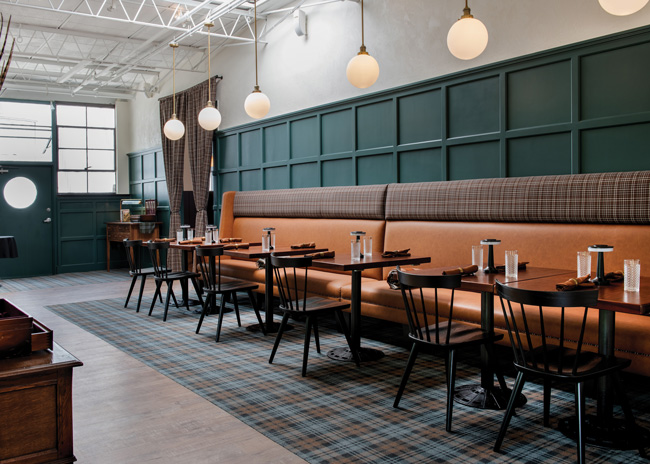 Finding the balance between smelling the live fire but ensuring guests don't leave smelling like they were at a campfire is an important considerations at restaurants like Nadair. Image courtesy of Nadair
