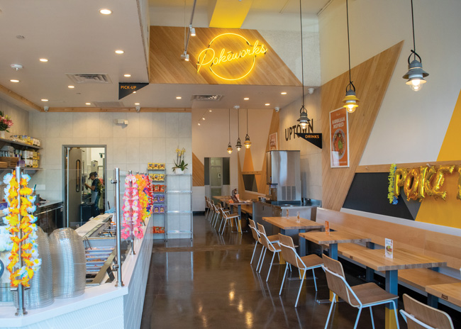 Unlike in this photo of Pokeworks' previous prototype, the soda machine in the dining room has been removed entirely in the new prototype.