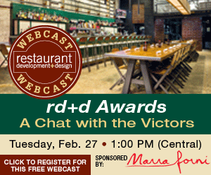 rd+d Awards-A Chat with the Victors. Tuesday, February 27, 1:00 PM Central. Register for this FREE webcast.