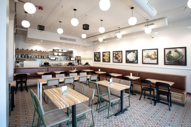 Veggie Grill Dining Area