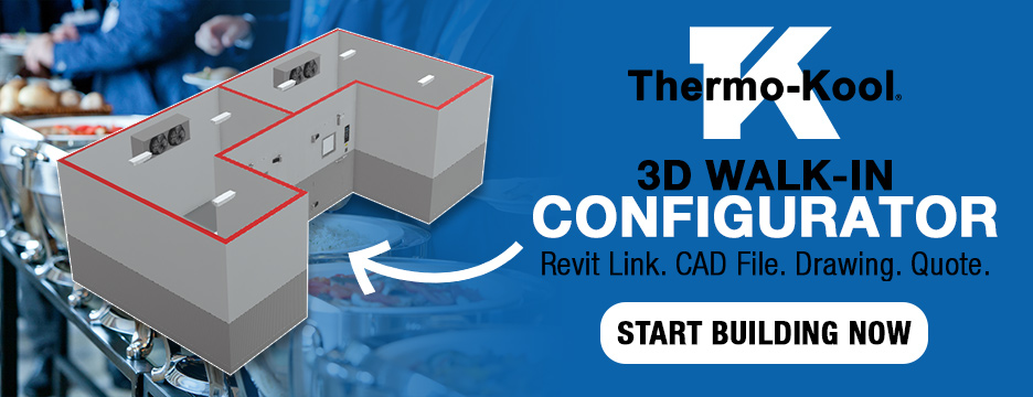 Thermo-Kool 3D Walk-In Configurator. Revit Link, CAD File, Drawing, Quote. Start building Now.