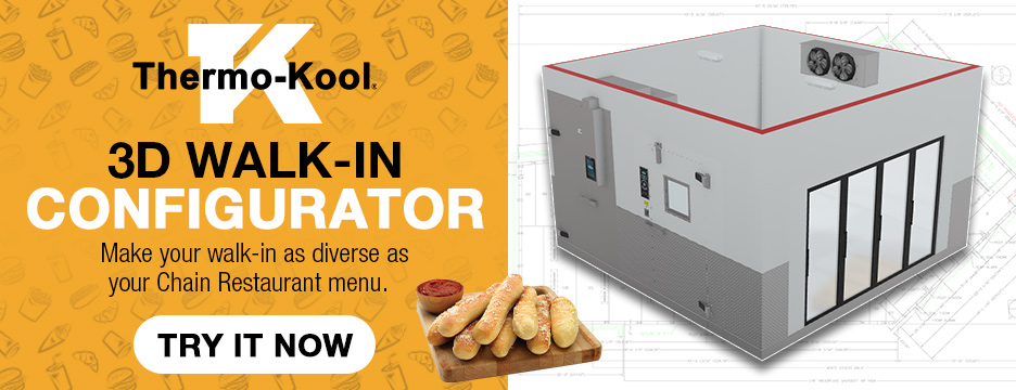 Thermo-Kool 3D Walk-In Configurator. Make your walk-in as diverse as your Chain Restaurant menu. Try it now.