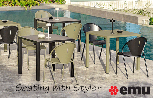 Get the CODE for a perfect patio from emu!