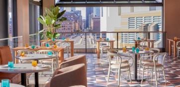 bossea lifted pool bar dining room city view