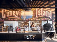 kitchen coney island mural