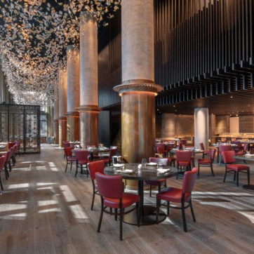 nobu chicago main dining room.afternoon