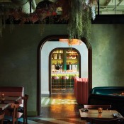 atrium photo by tim lenz14 dining to bar view