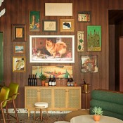 canopy wine lounge   art wall   tv   credit joan allen