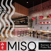 miso ramen poke bars florida location marks its franchising debut with a stunning design by mindful design consulting