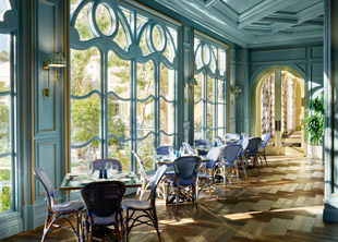 La Belle Epoque at Sadelle's Widowside tables. Photo by Douglas Friedman